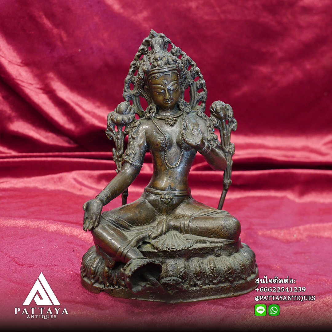 Antique Goddess Tara statue