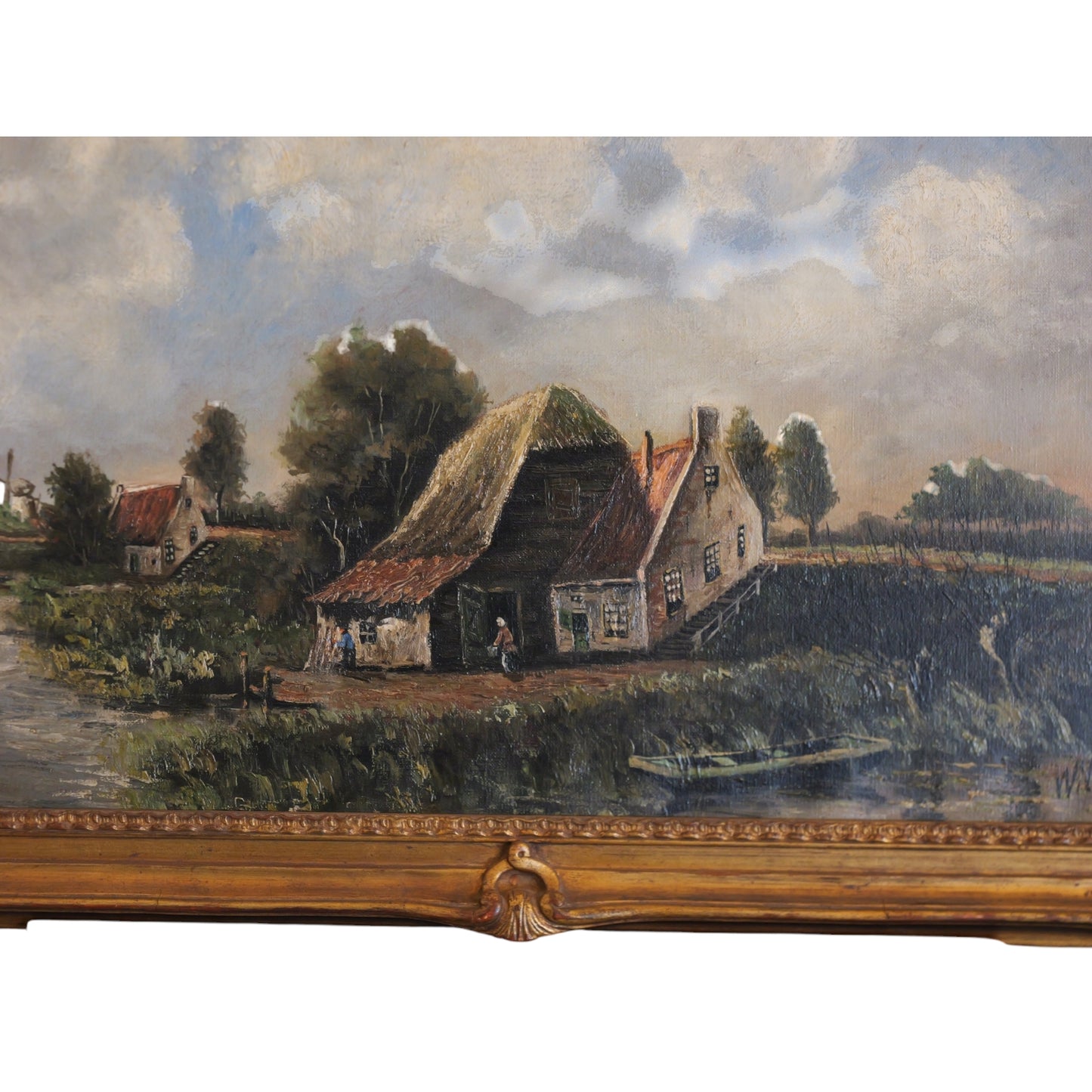 Vintage Dutch oil on canvas